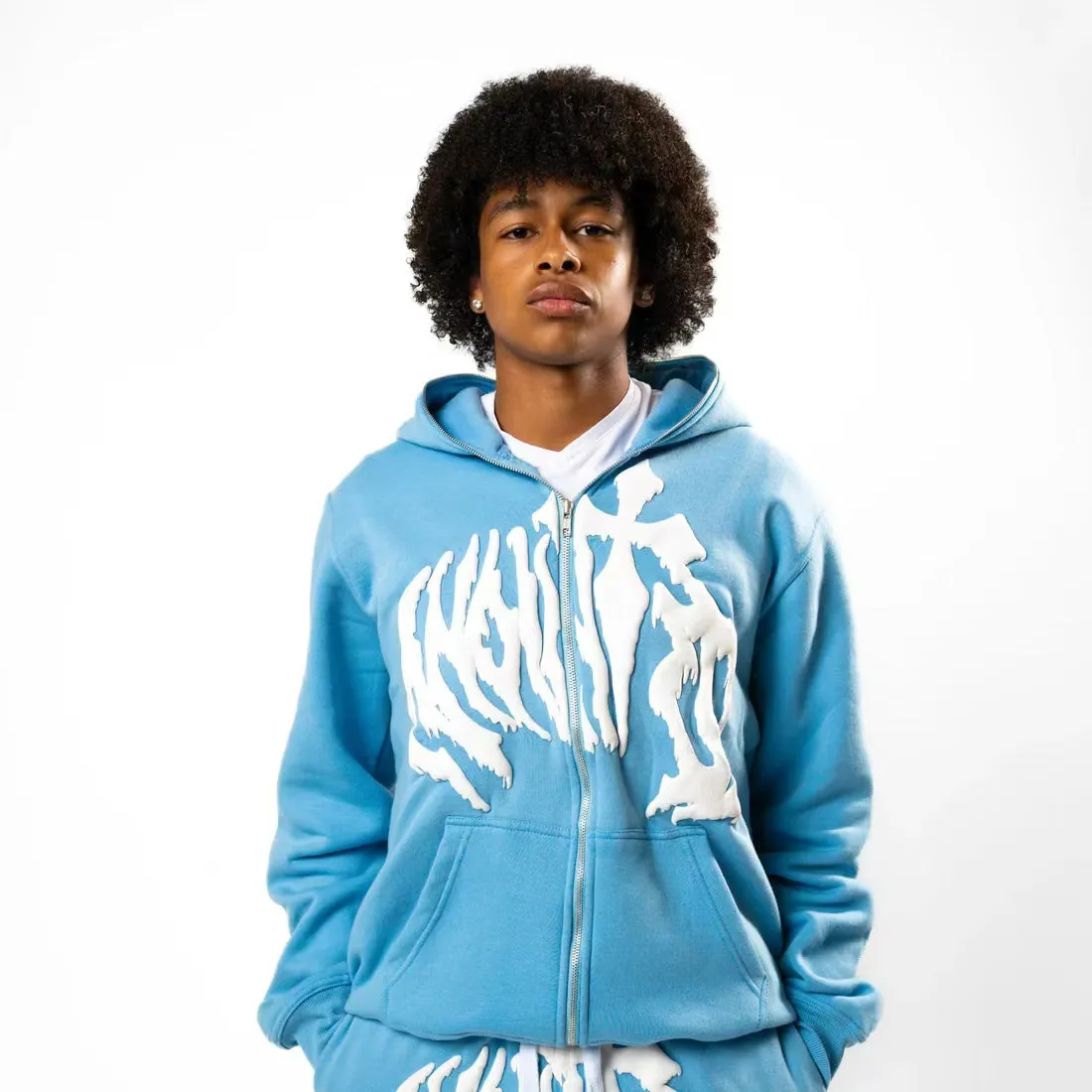 Advbridge Street Hip-hop Trendy Jacket Gothic Punk Letter Print Loose Sweatshirt Men Colorful Harajuku Retro Casual Zipper Hoodie Women