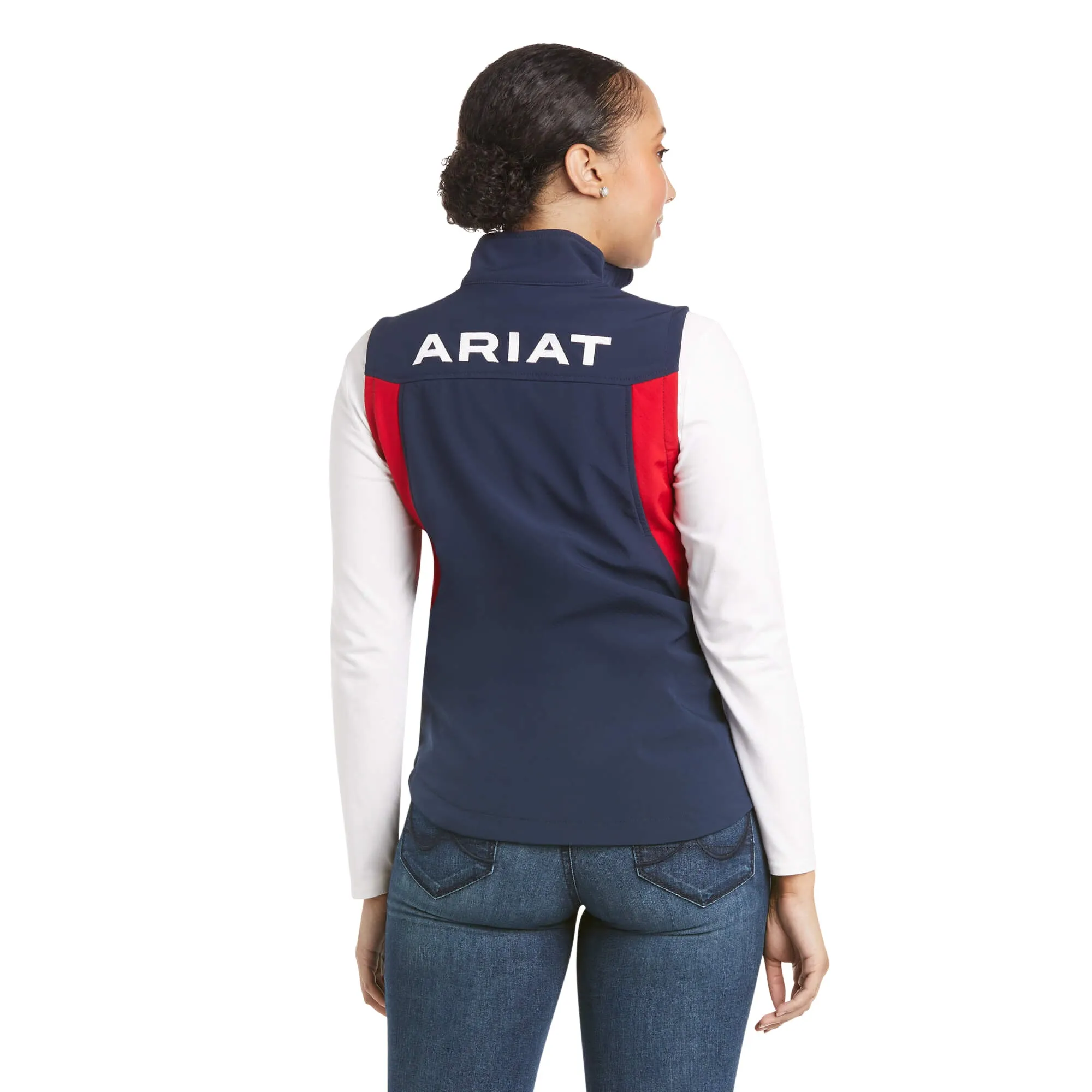 Ariat® Ladies Navy New Team Softshell Vest 10020765
