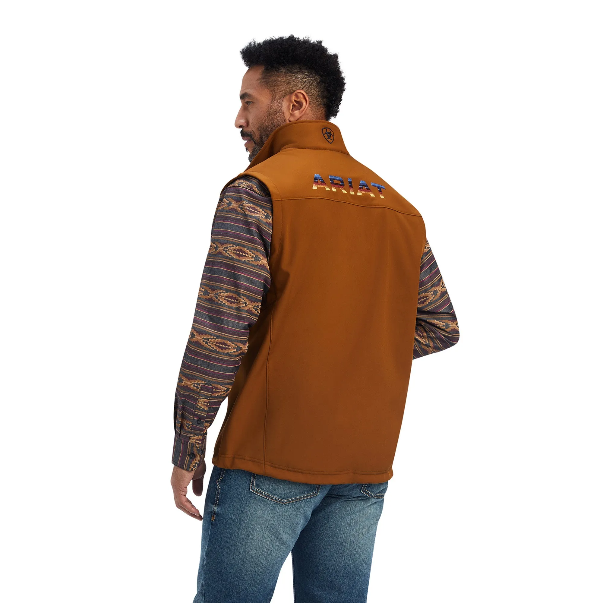 Ariat® Men's Logo 2.0 Chestnut Softshell Vest 10041620