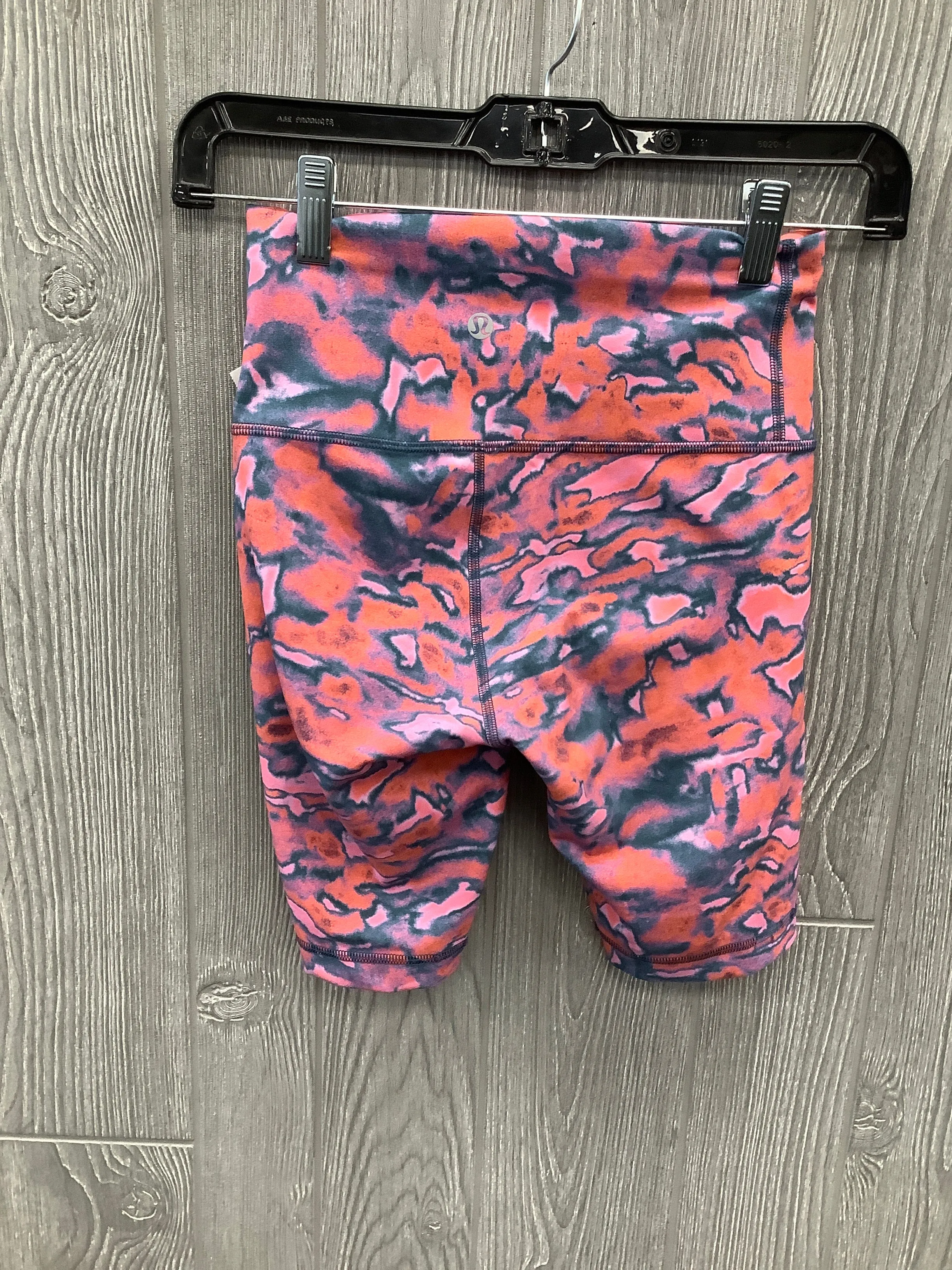 Athletic Shorts By Lululemon In Multi-colored, Size: 4
