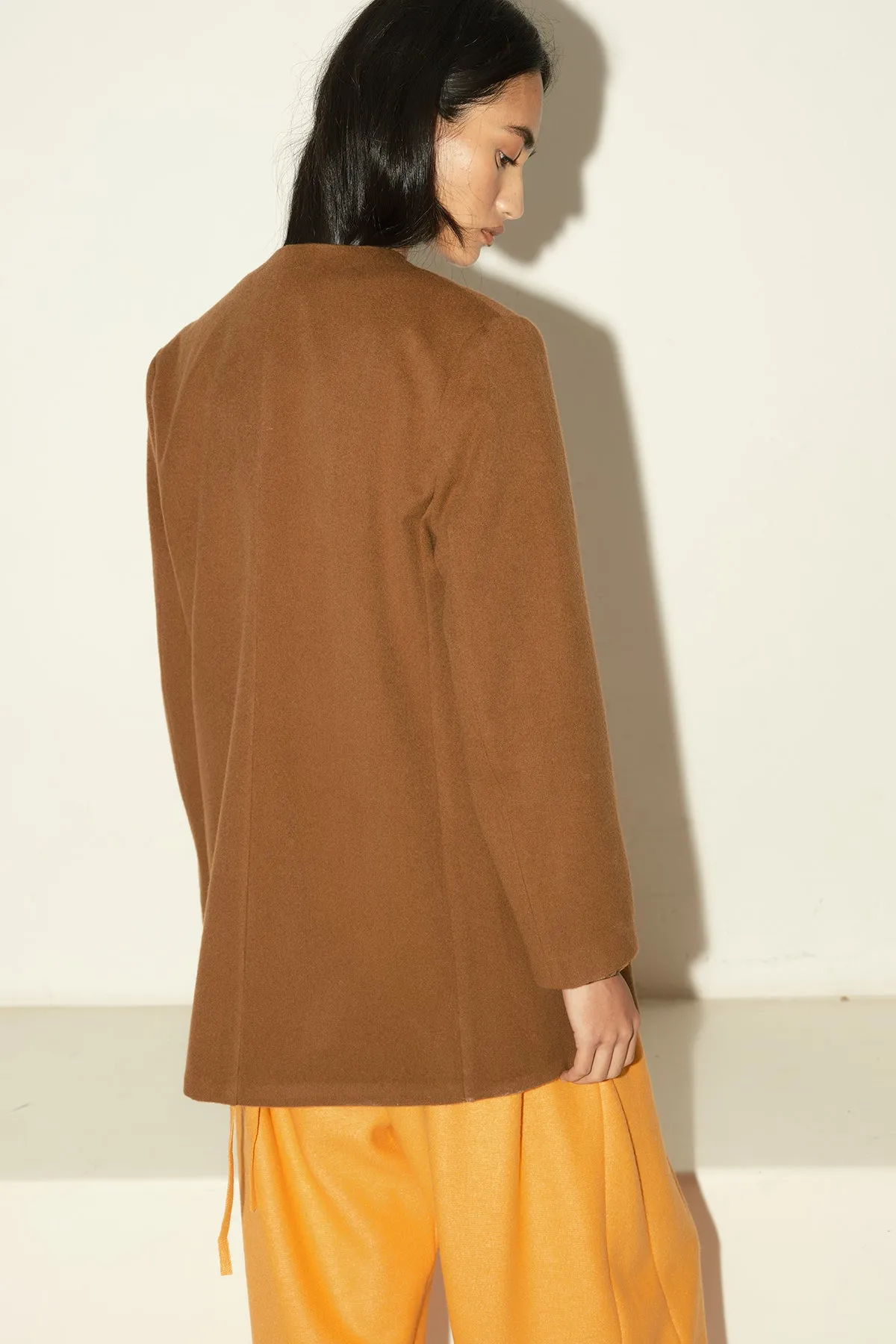 Avellana Brushed Wool Senso Blazer