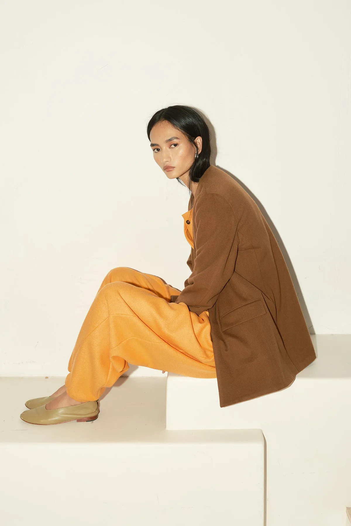 Avellana Brushed Wool Senso Blazer