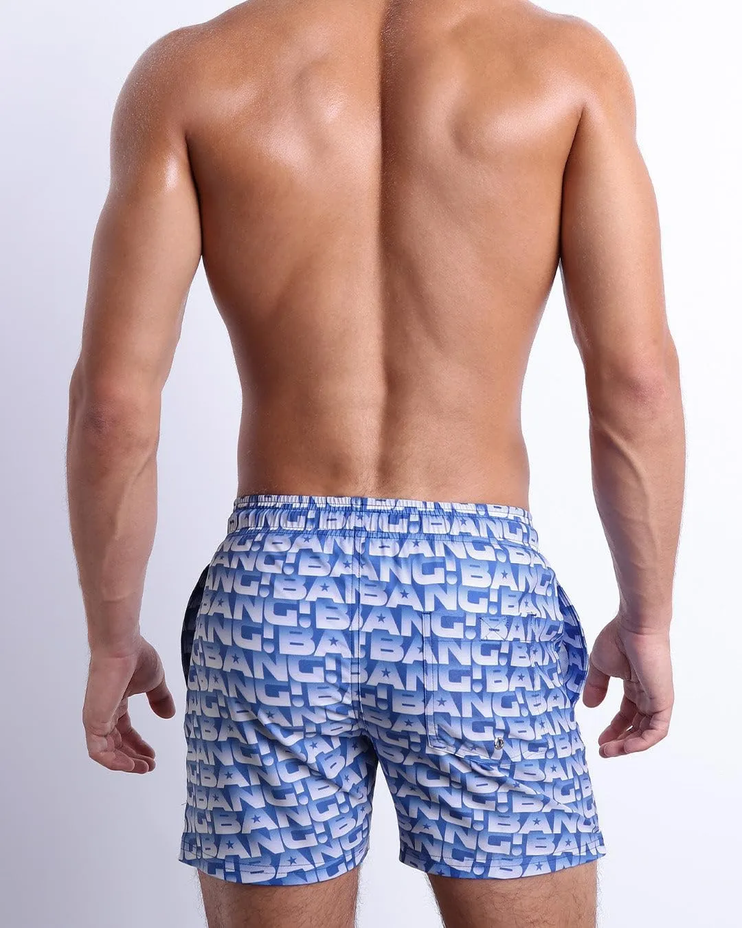 Bang Men's Swimwear - Resort Shorts - Stretchy Boardshorts Elasticated Waitsband Beach Wear