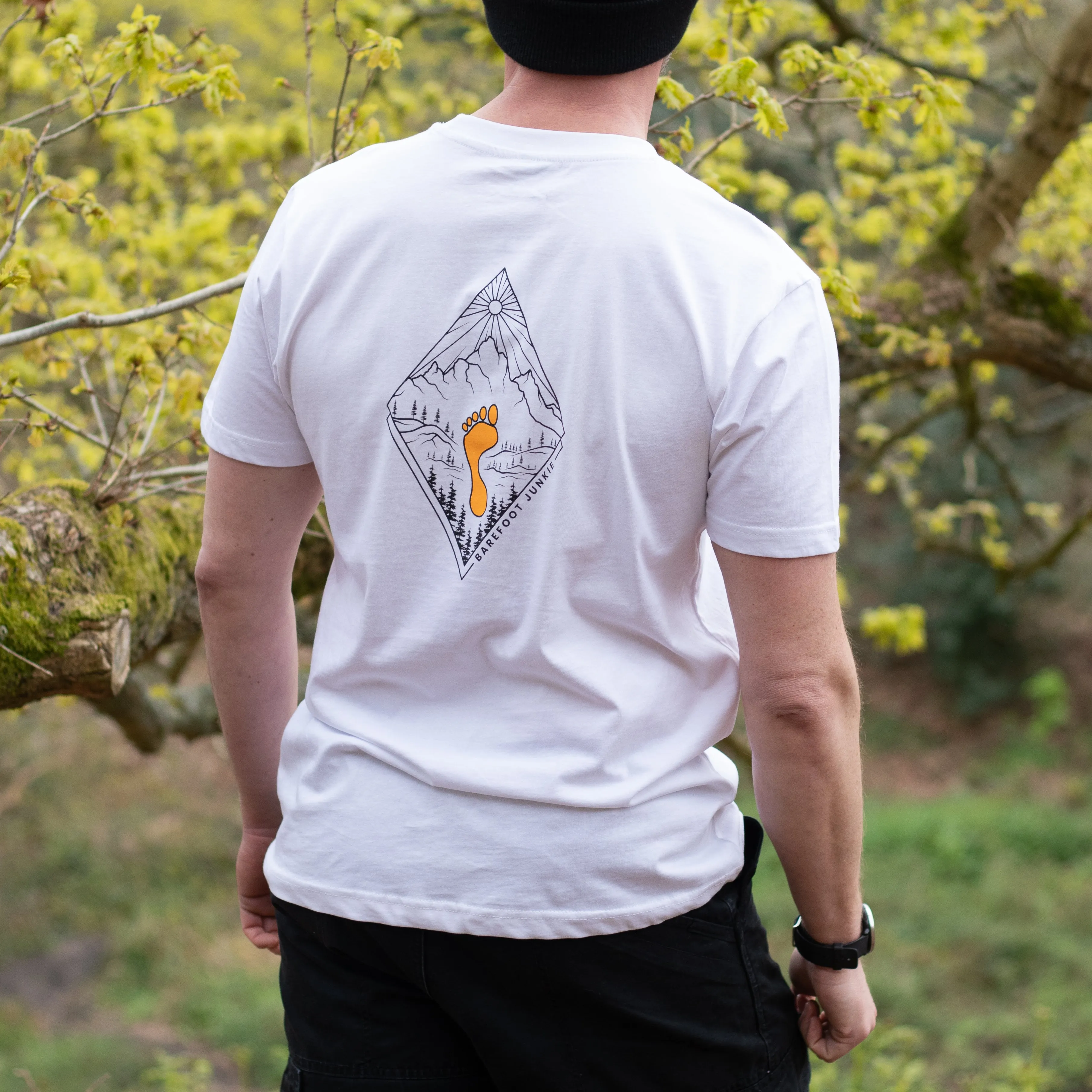 Barefoot Junkie Diamond Love T-Shirt White (Unisex Fit)