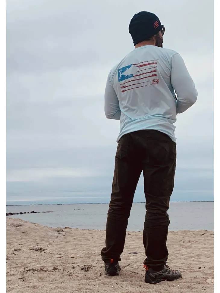 Beach Flag Performance Shirt, Long Sleeve