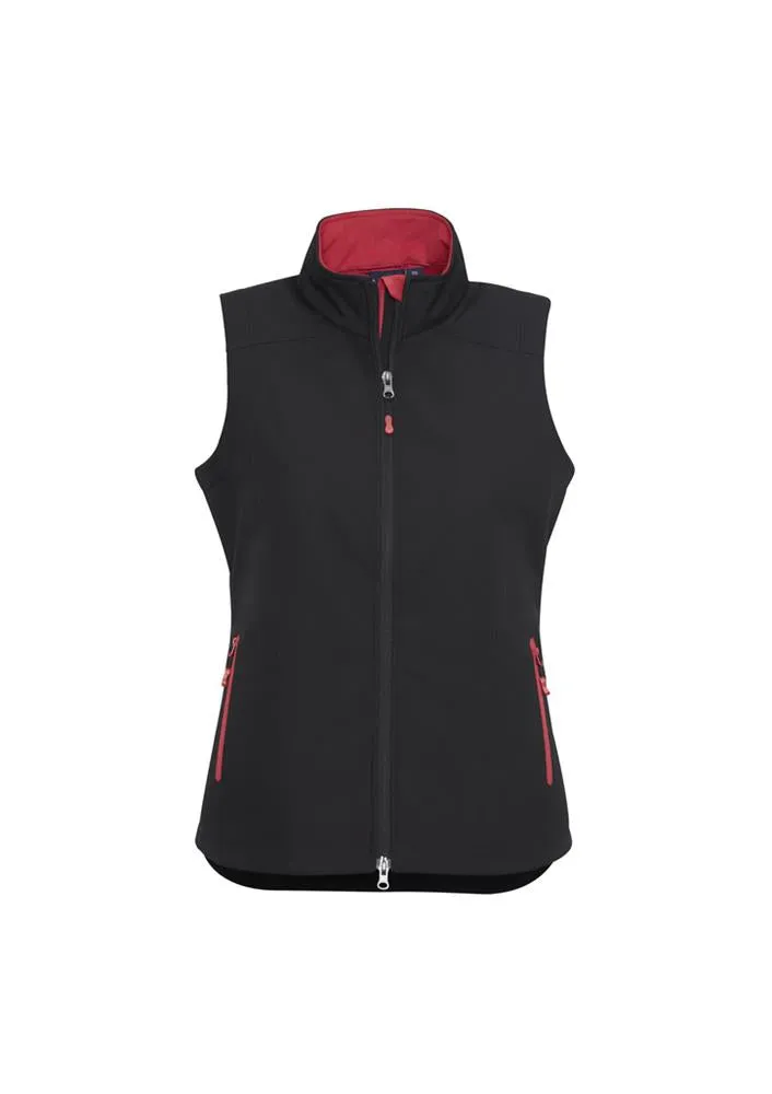 BIZ COLLECTION J404L LADIES GENEVA SOFTSHELL VEST
