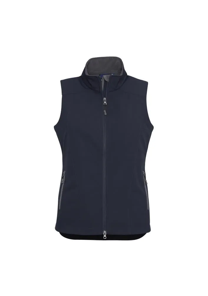 BIZ COLLECTION J404L LADIES GENEVA SOFTSHELL VEST