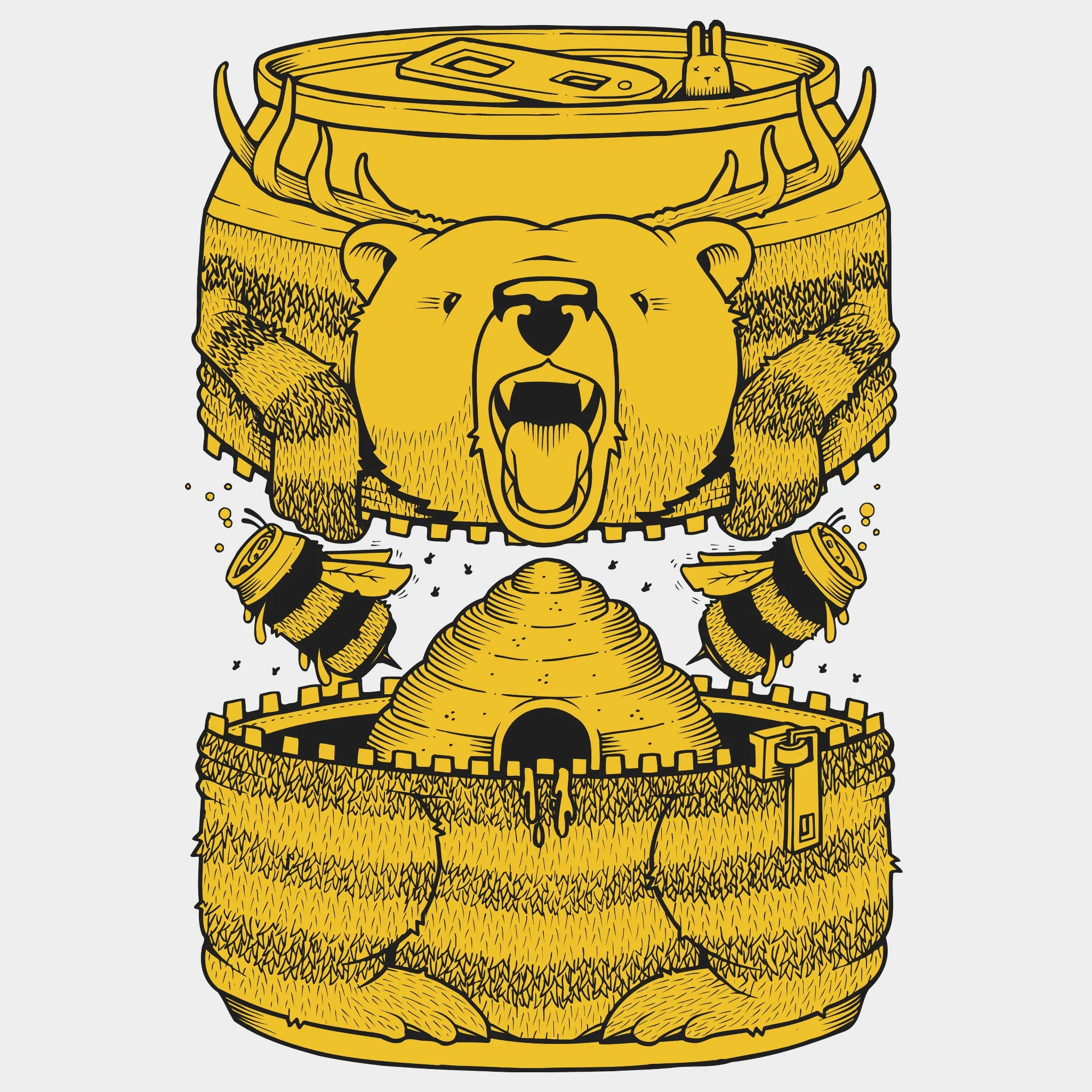 BUMBLE BEER WOMEN'S CREW TEE