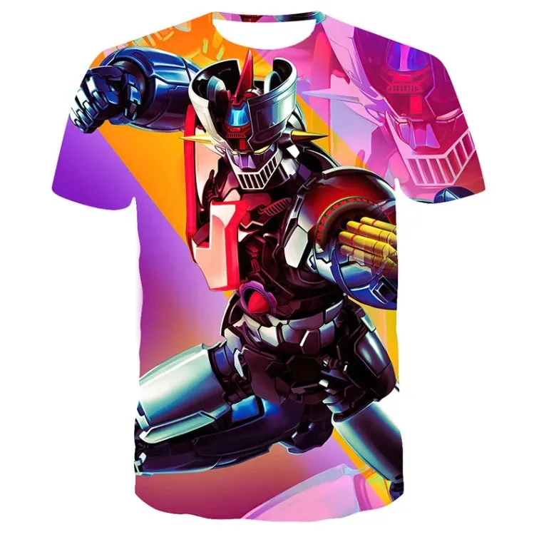 Casual Japanese Mazinger T-Shirt