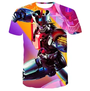 Casual Japanese Mazinger T-Shirt