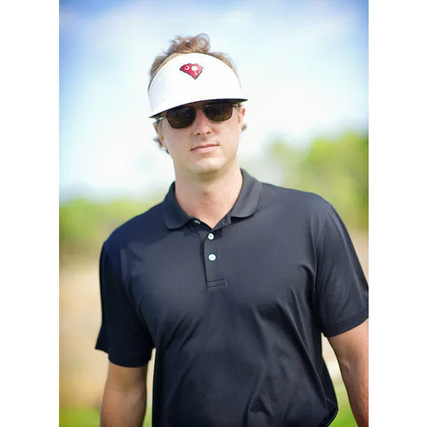 Georgia Traditional Clubhouse Performance Polo Red