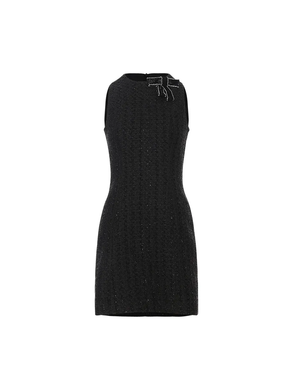 Glary tweed mini dress