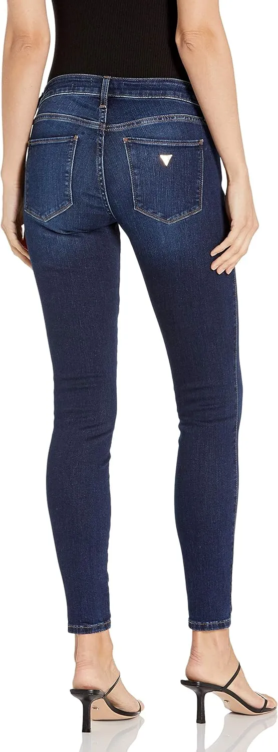 GUESS Women's Sexy Curve Mid-Rise Stretch Skinny Fit Jean