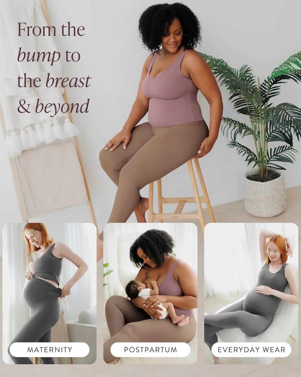 Kindred Bravely Grow with Me Ultra High-Waisted Over The Bump Maternity Pregnancy Leggings