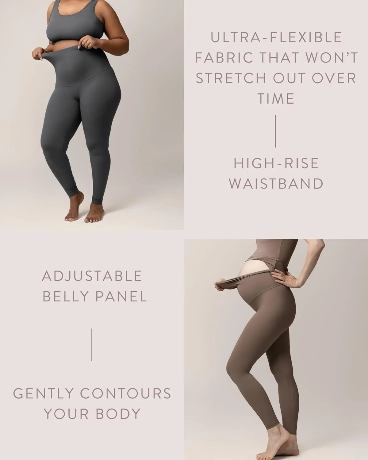 Kindred Bravely Grow with Me Ultra High-Waisted Over The Bump Maternity Pregnancy Leggings