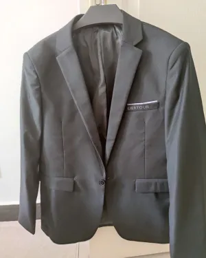LIERTOUR Men's suits,Button Suit Blazer Slim Fit Daily Lightweight Jackets