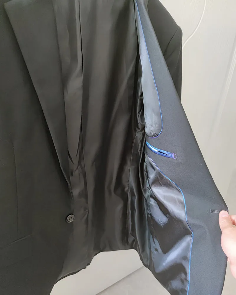 LIERTOUR Men's suits,Button Suit Blazer Slim Fit Daily Lightweight Jackets