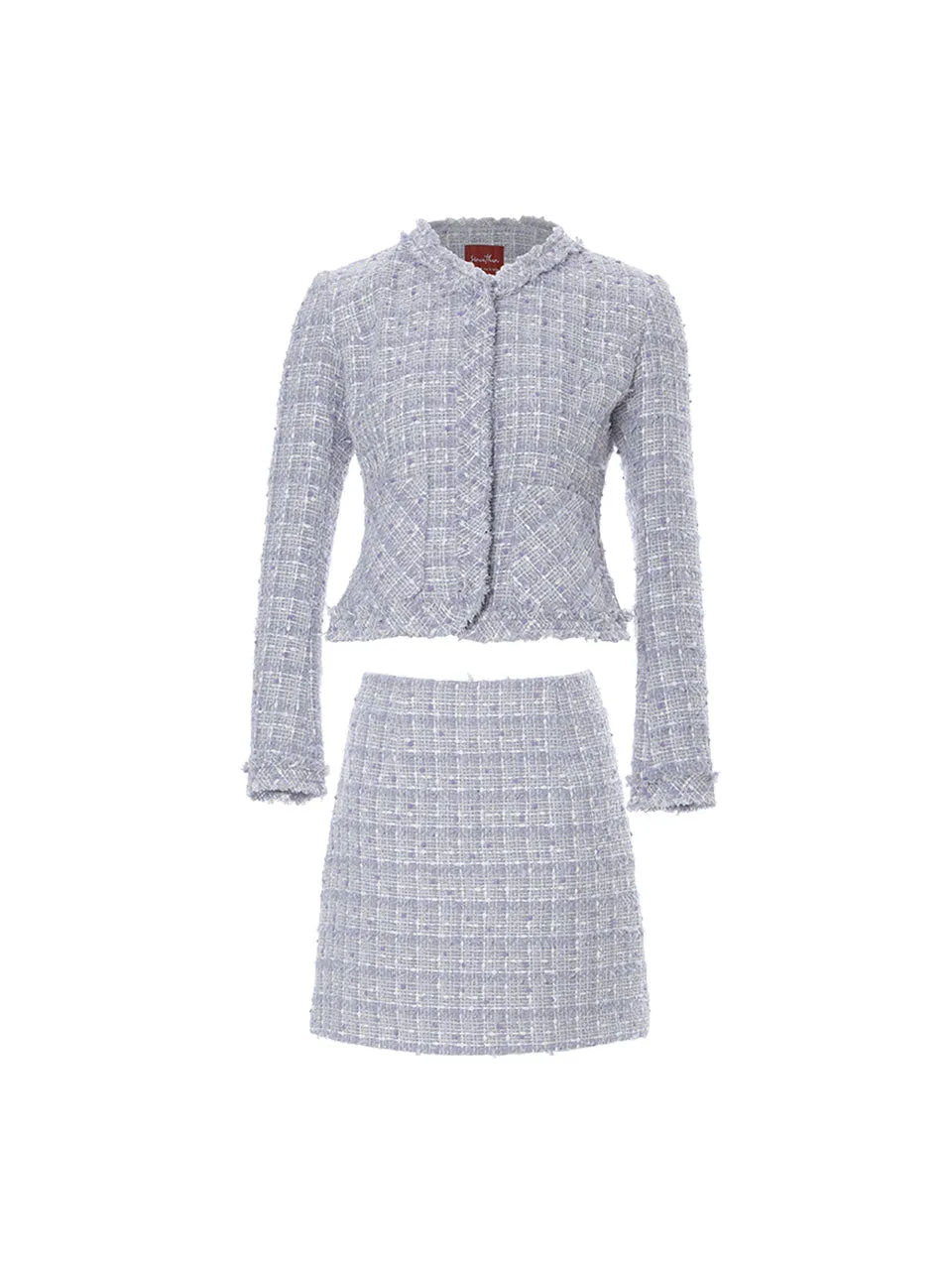 Lilac tweed set