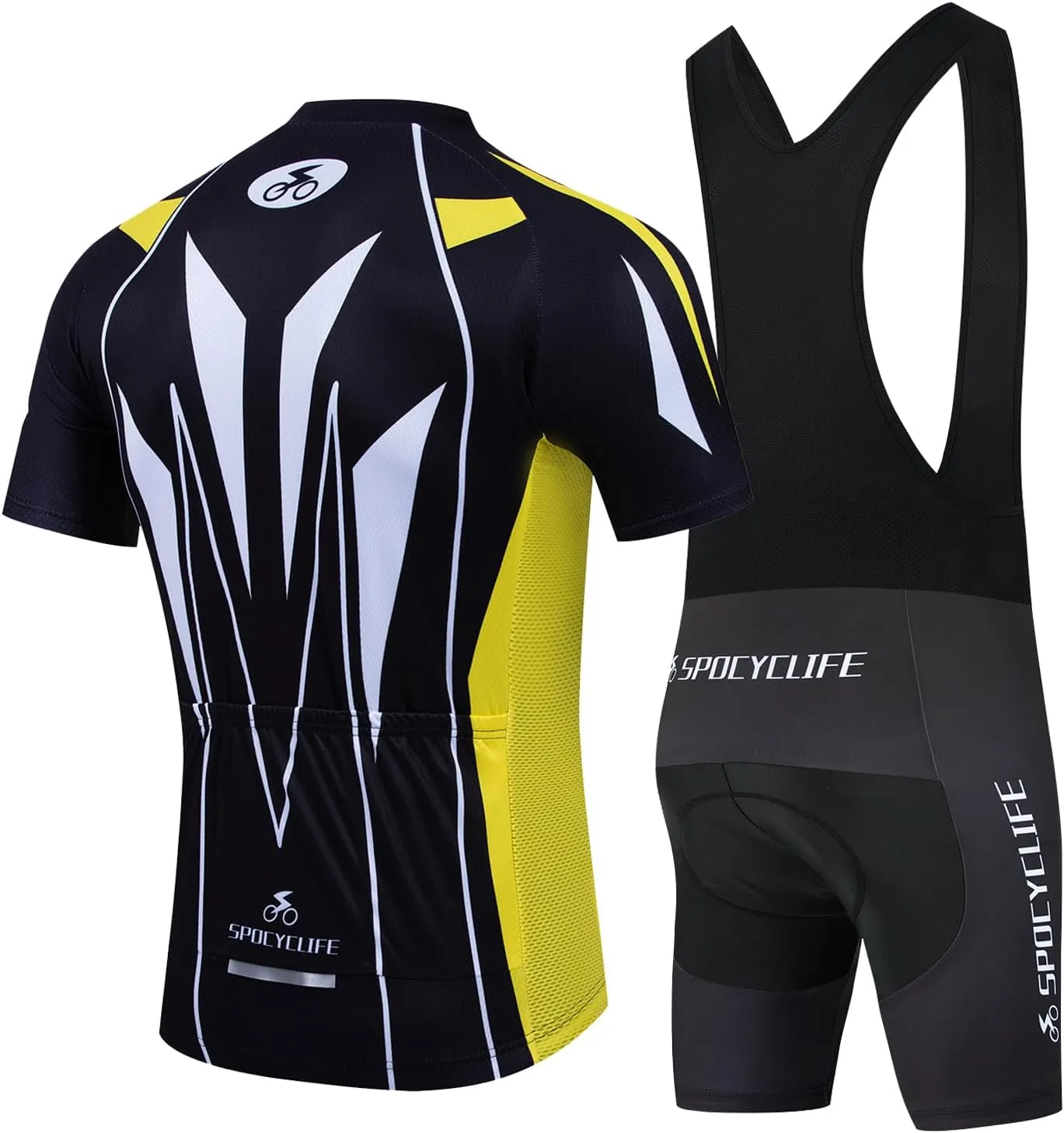 Men's Cycling Clothing Set - Jersey, Bib Shorts with 3D Padded Shirt