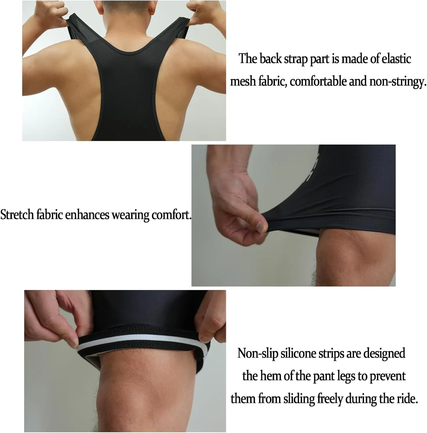 Men's Cycling Clothing Set - Jersey, Bib Shorts with 3D Padded Shirt