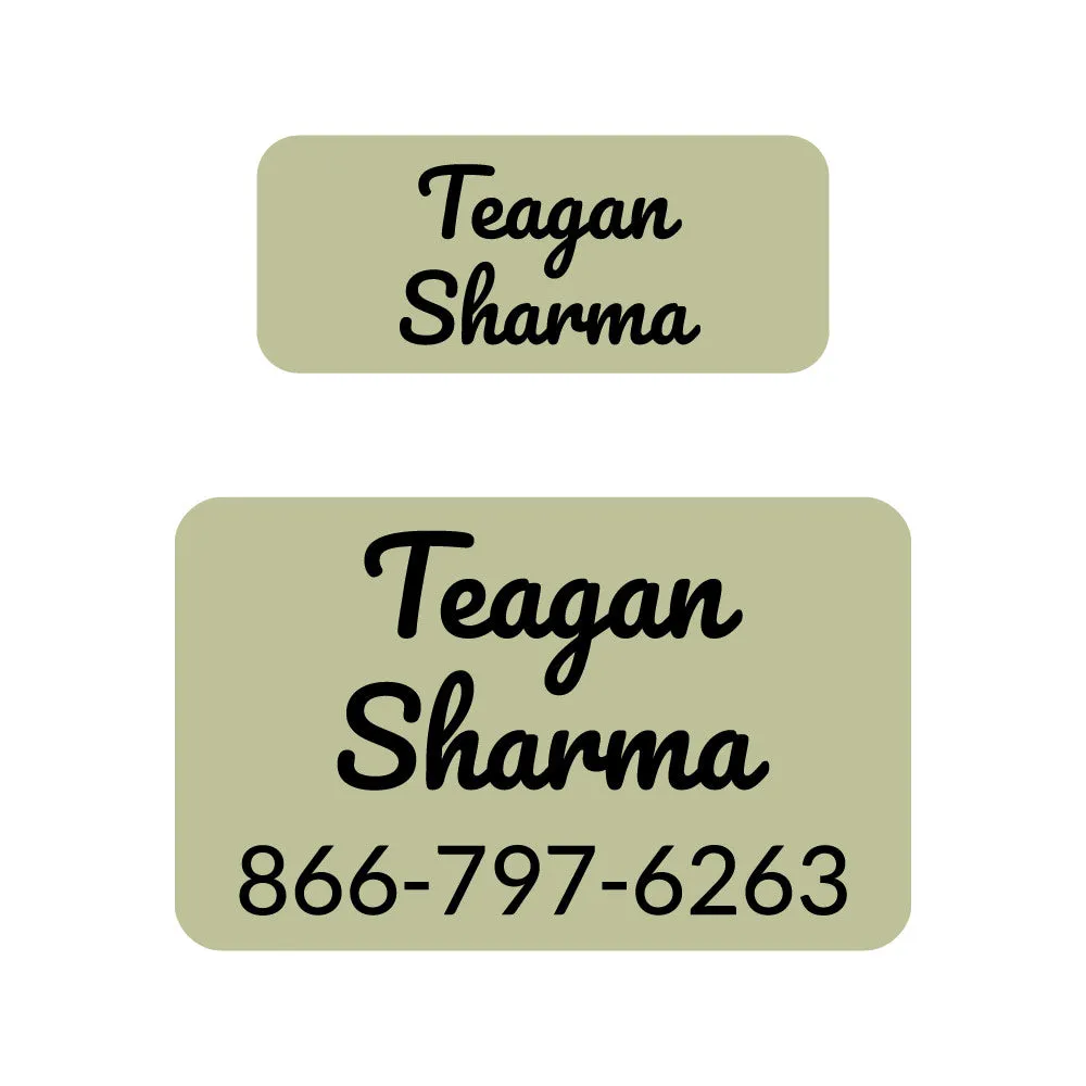 Neutral Color College Labels Pack