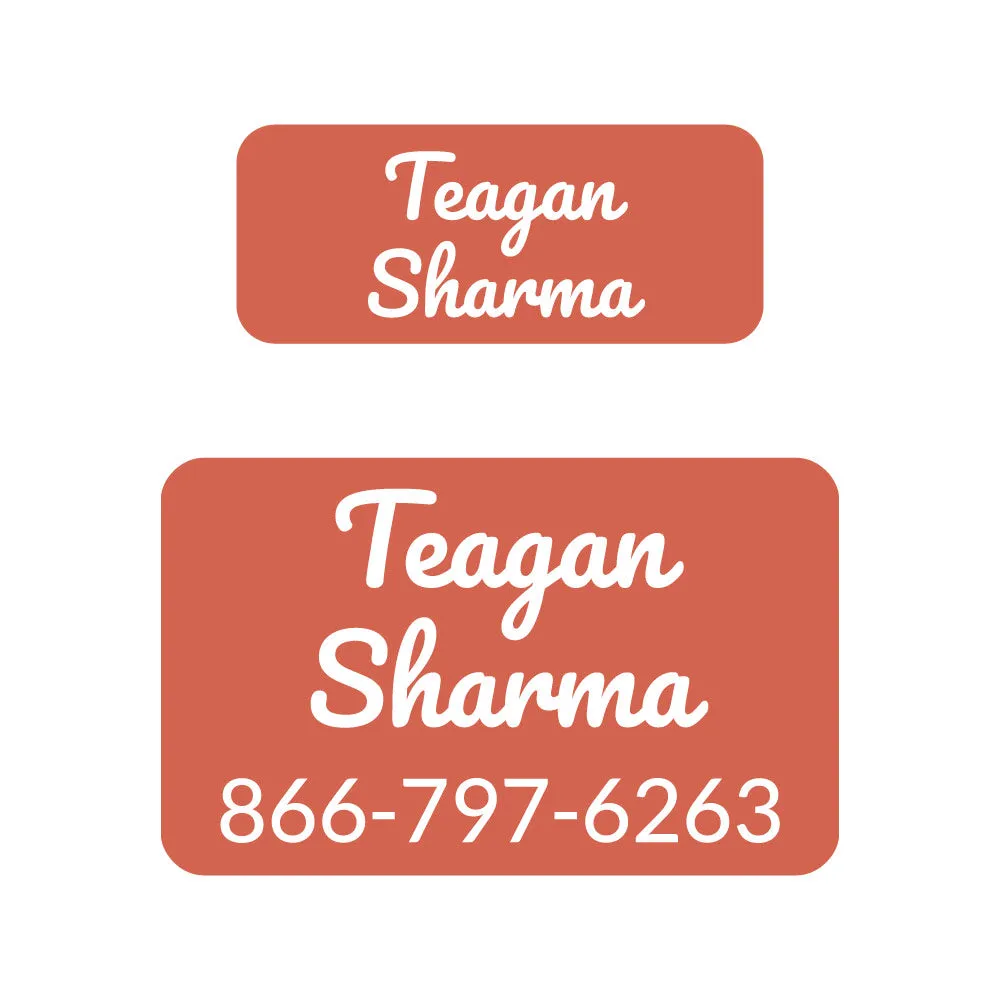 Neutral Color College Labels Pack