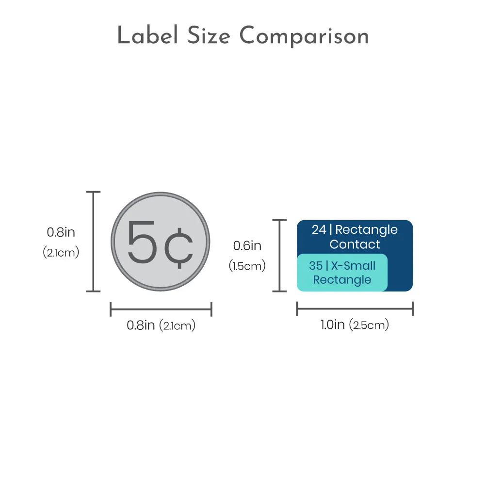 Neutral Color College Labels Pack