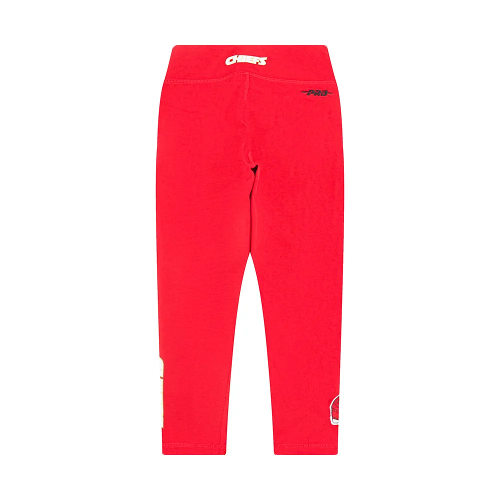 NFL KANSAS CITY CHIEFS CLASSIC TODDLER GIRLS  LEGGING (RED)