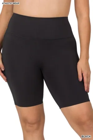 *Online Exclusive* Plus Size Athletic Shorts (Multiple Colors)