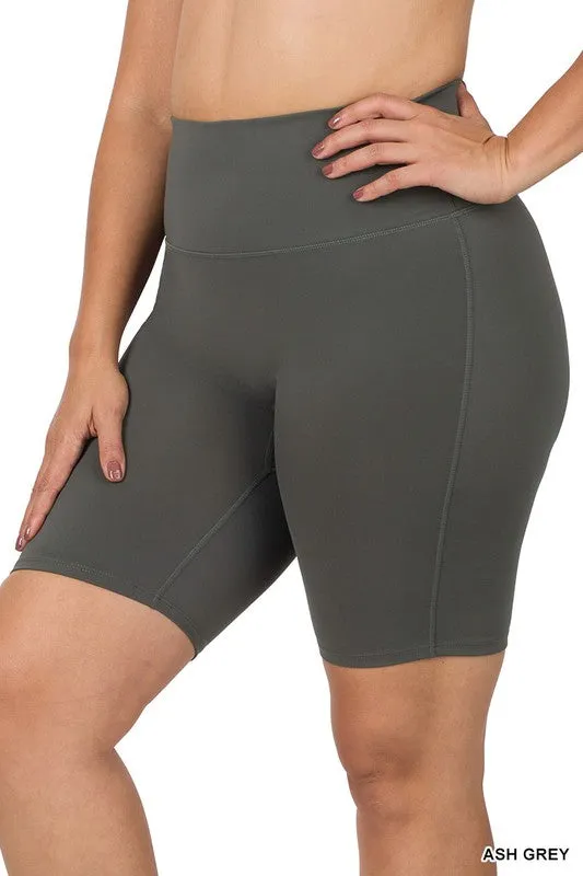 *Online Exclusive* Plus Size Athletic Shorts (Multiple Colors)