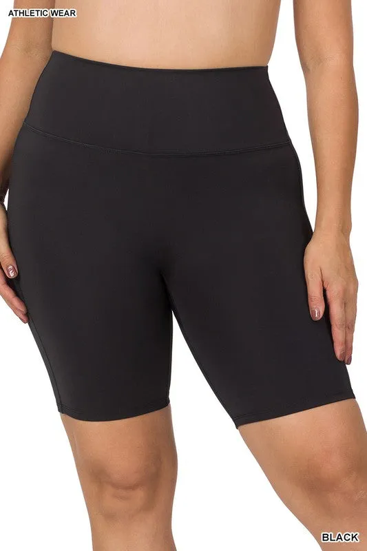 *Online Exclusive* Plus Size Athletic Shorts (Multiple Colors)
