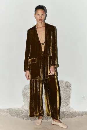 Oro Silk Velvet Senso Blazer