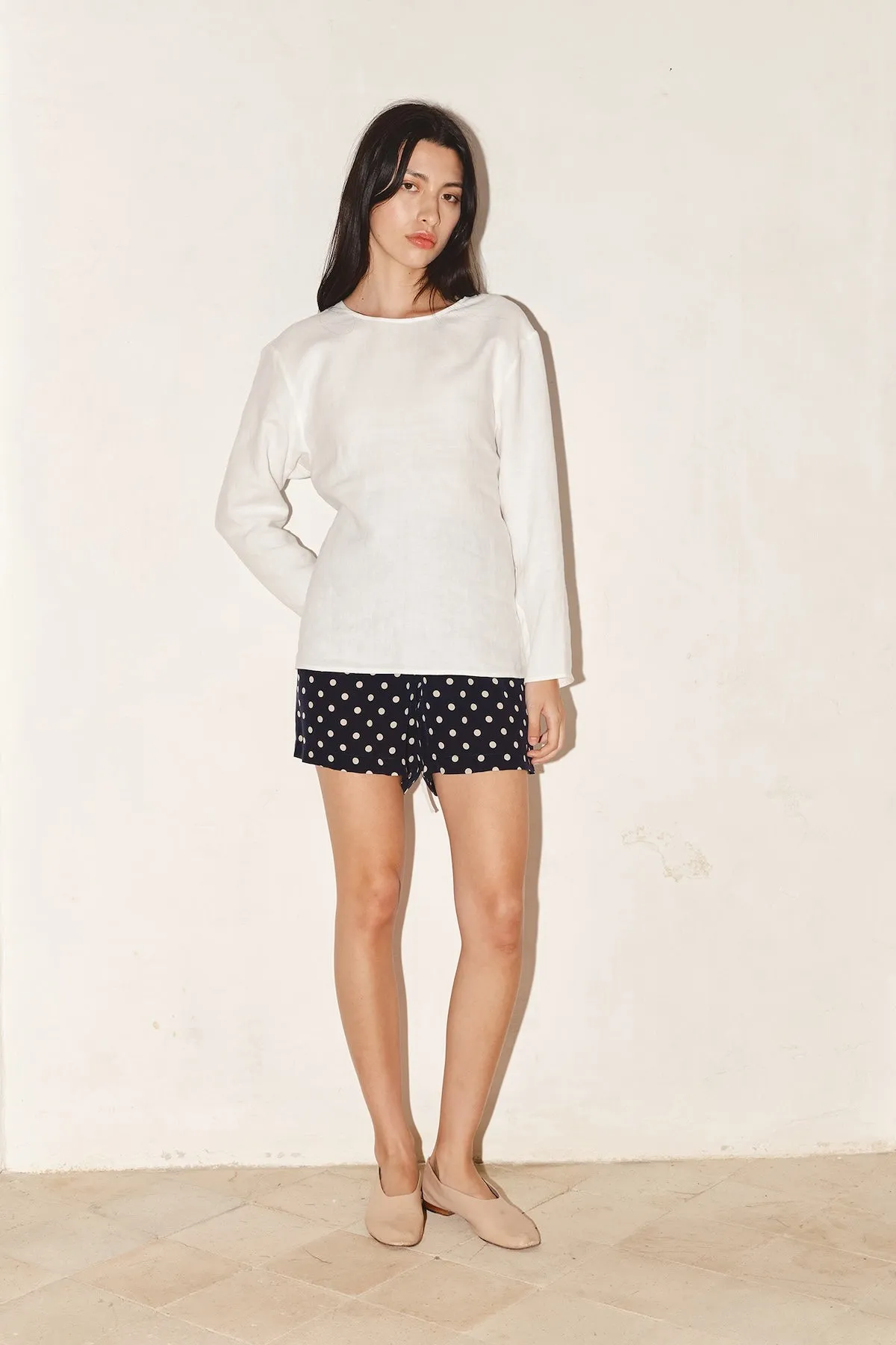 Polka Silk Cala Shorts