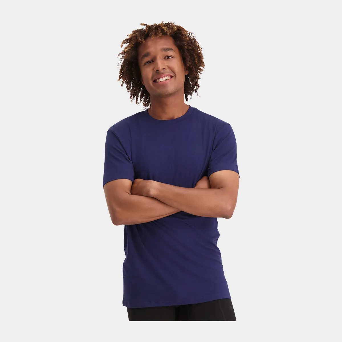 Ruben bambus crew neck T-shirt - navy 2 pak