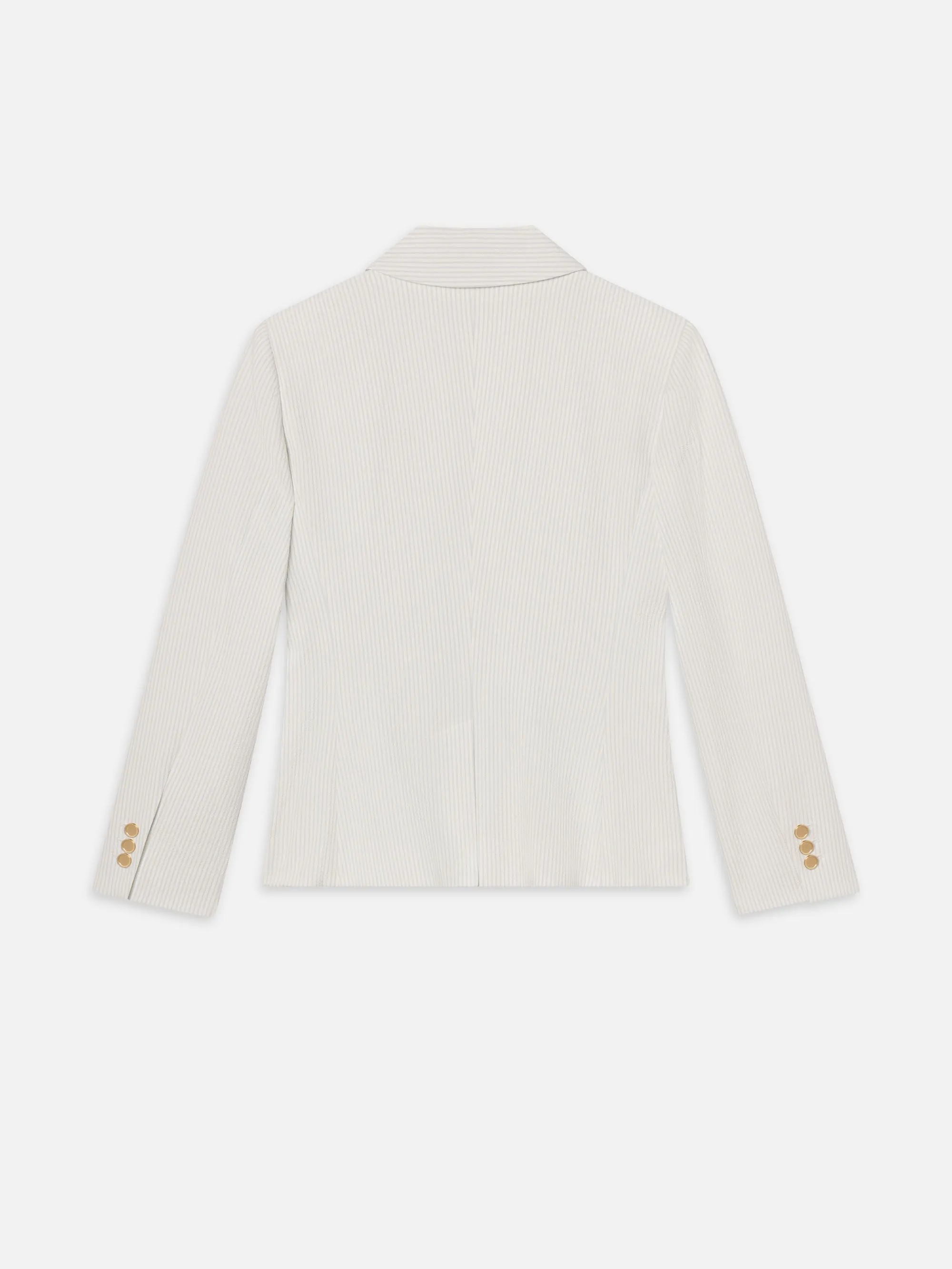 The Seersucker Smart Blazer -- Light Chambray Multi