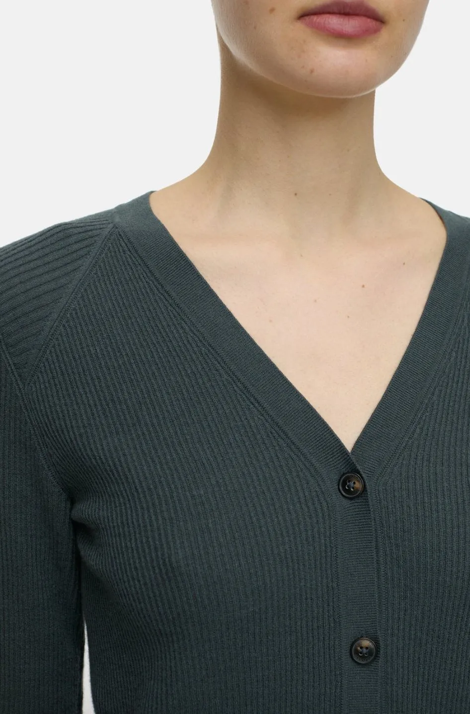 V Neck Cardigan Sweater