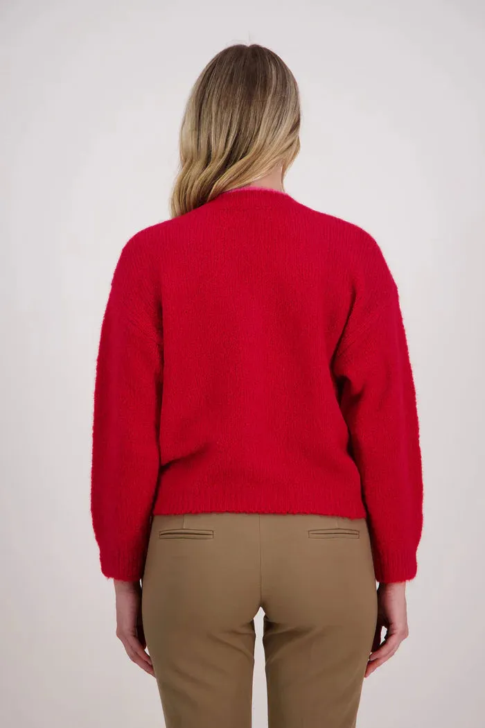 Valentino Cardigan / Red/Pink