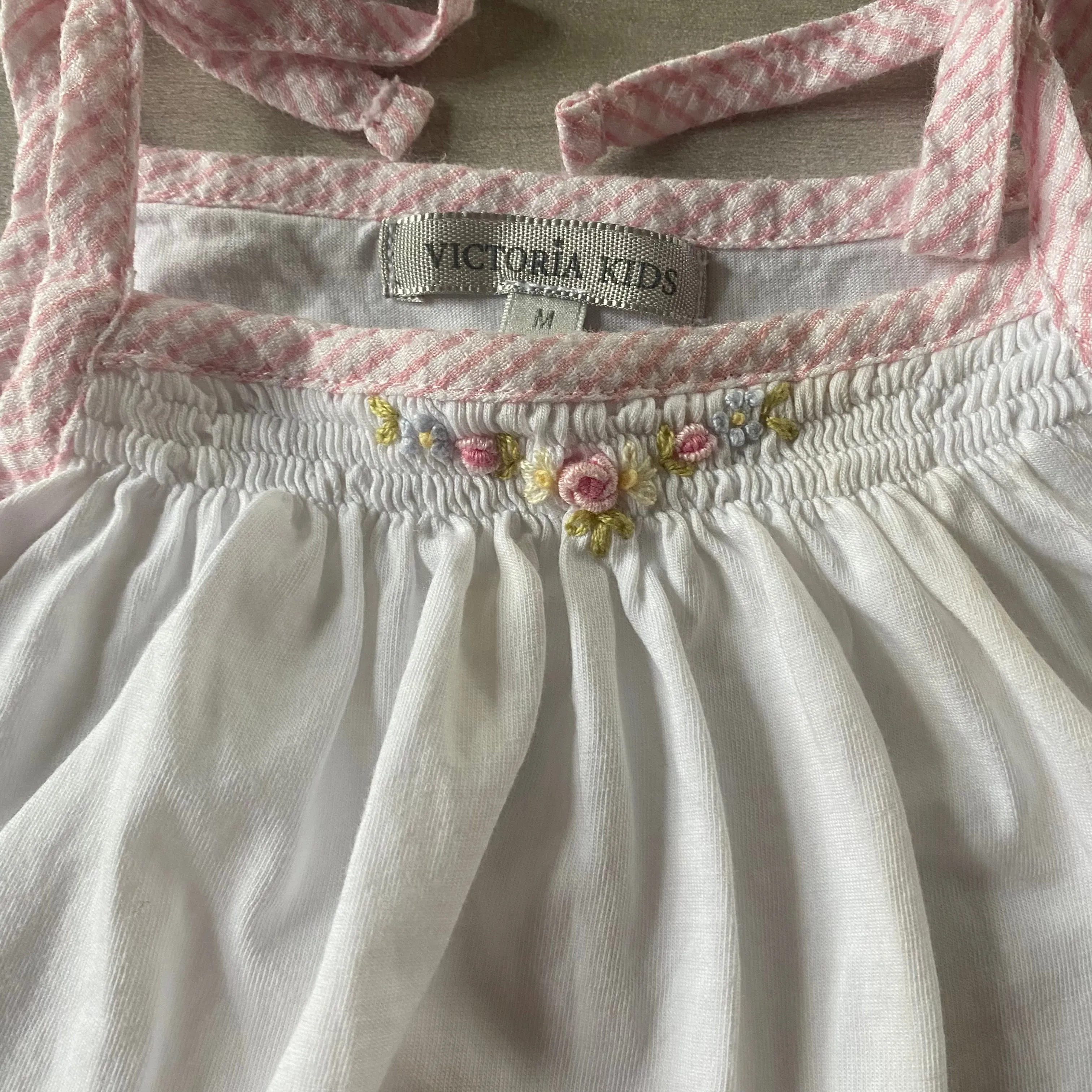 Victoria Kids Cotton Smocked Outfit