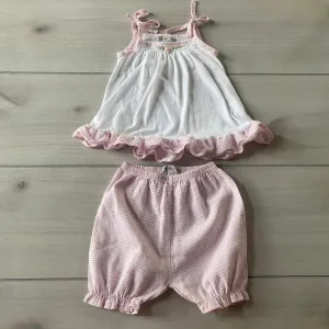 Victoria Kids Cotton Smocked Outfit