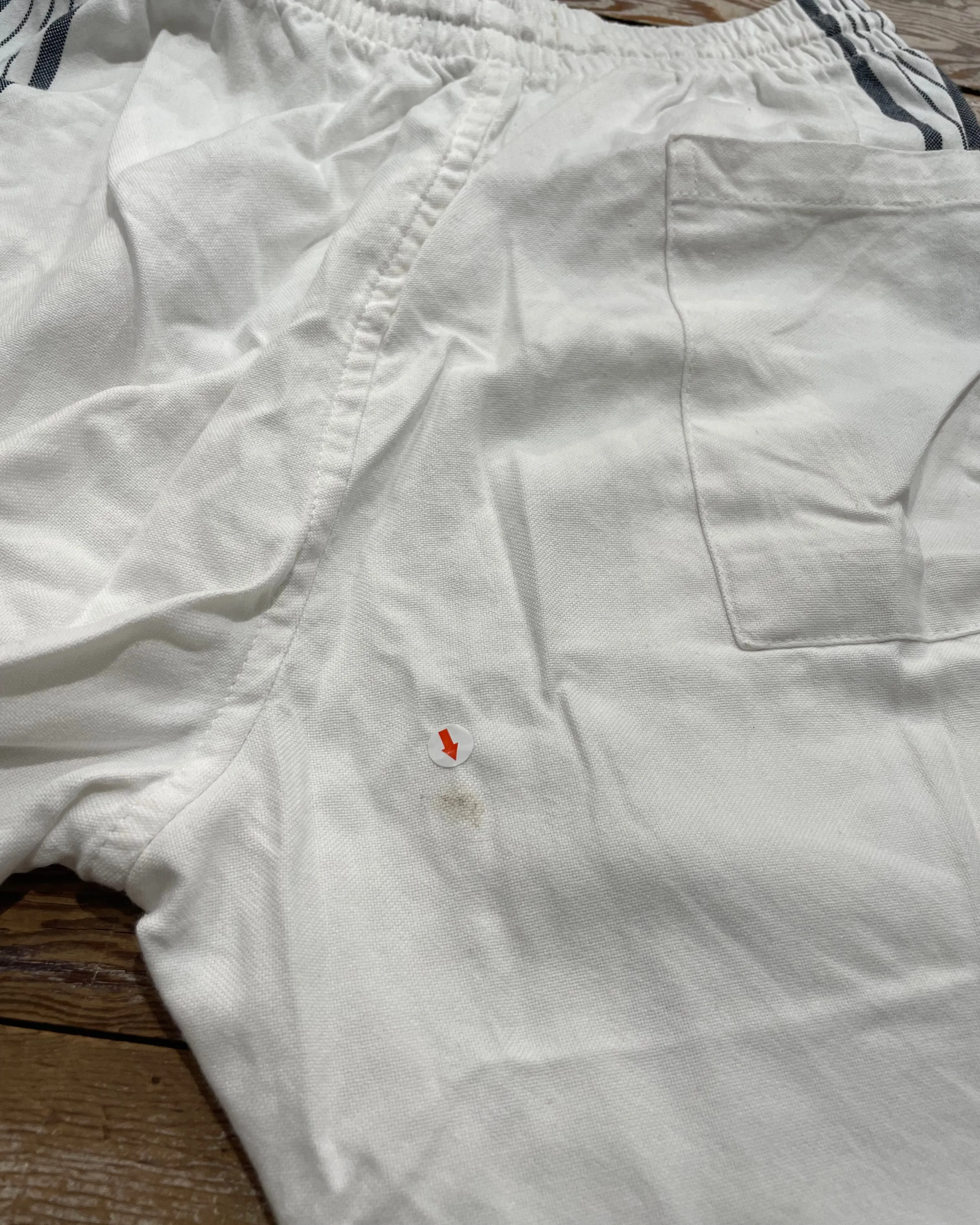 White & Navy Classic Lounge Pants (Pre-Loved)