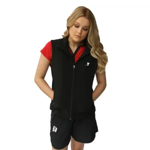 Y Womens Softshell Vest - Black