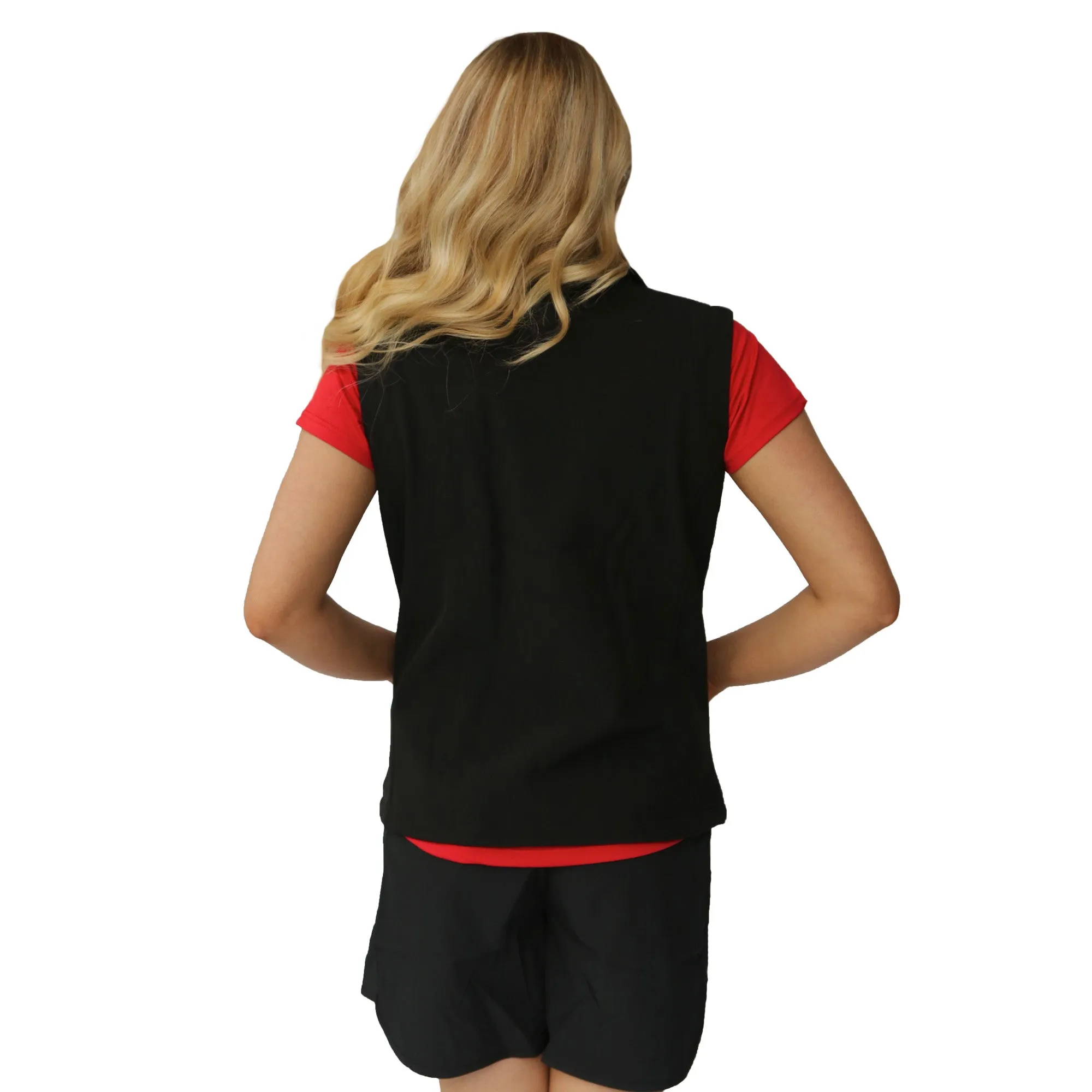 Y Womens Softshell Vest - Black