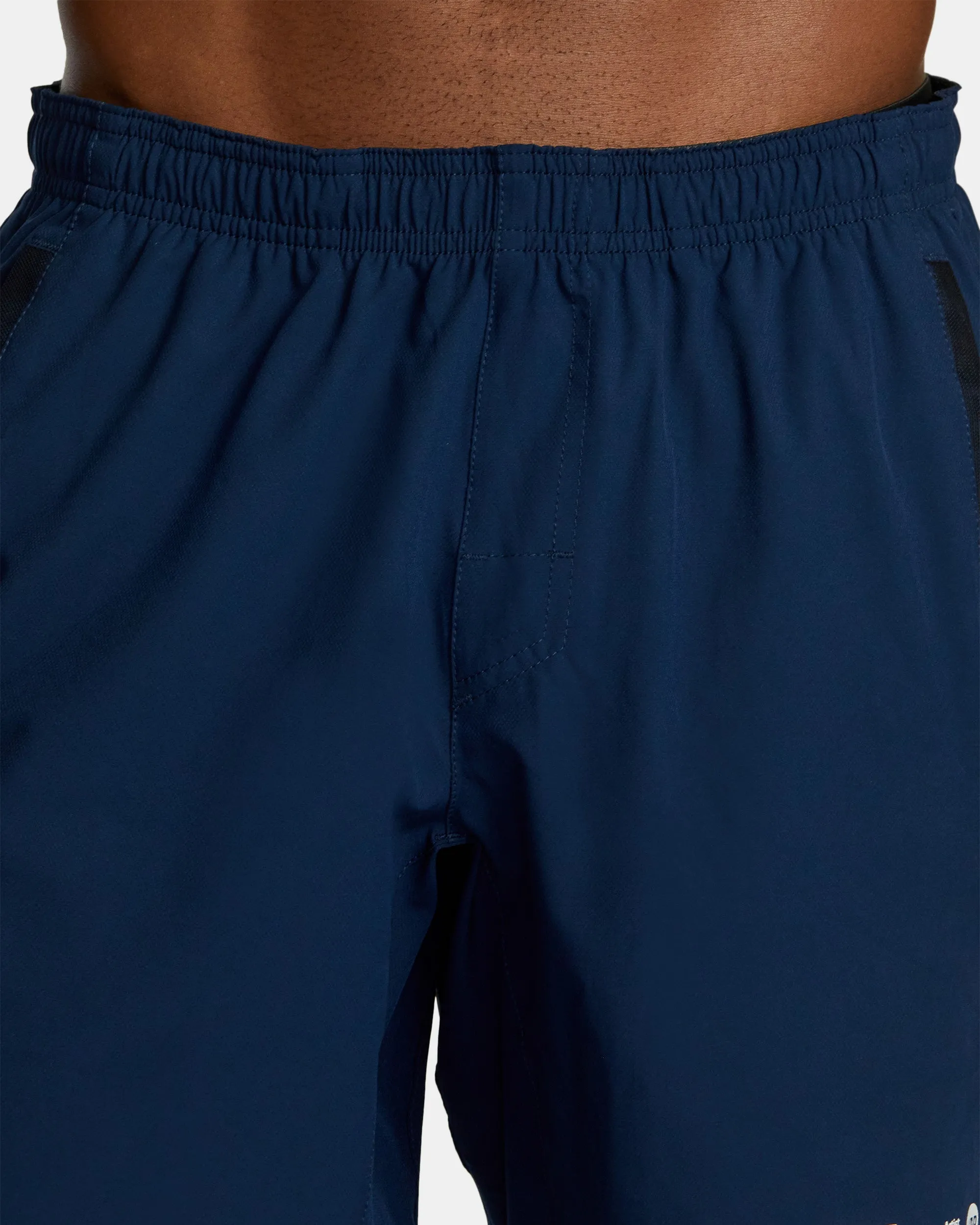 Yogger Stretch 17" Athletic Shorts - Navy Credits